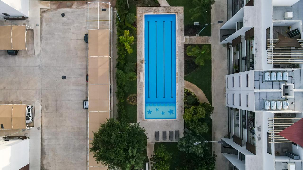 Departamento Lirios Residencial Para 5 Alberca Cancun Exterior photo