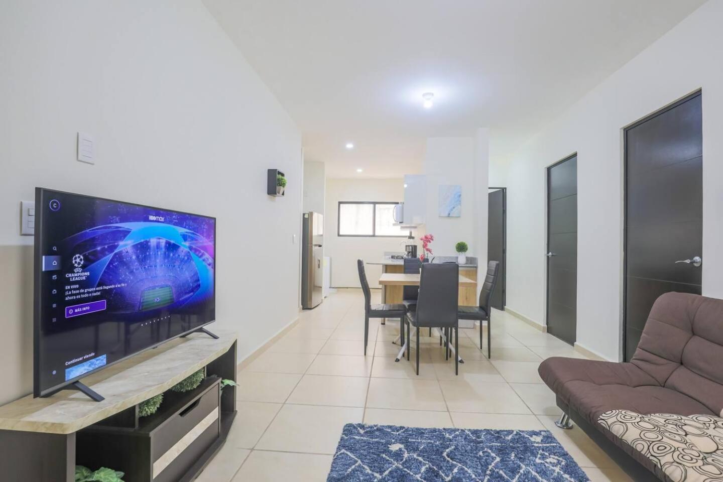 Departamento Lirios Residencial Para 5 Alberca Cancun Exterior photo